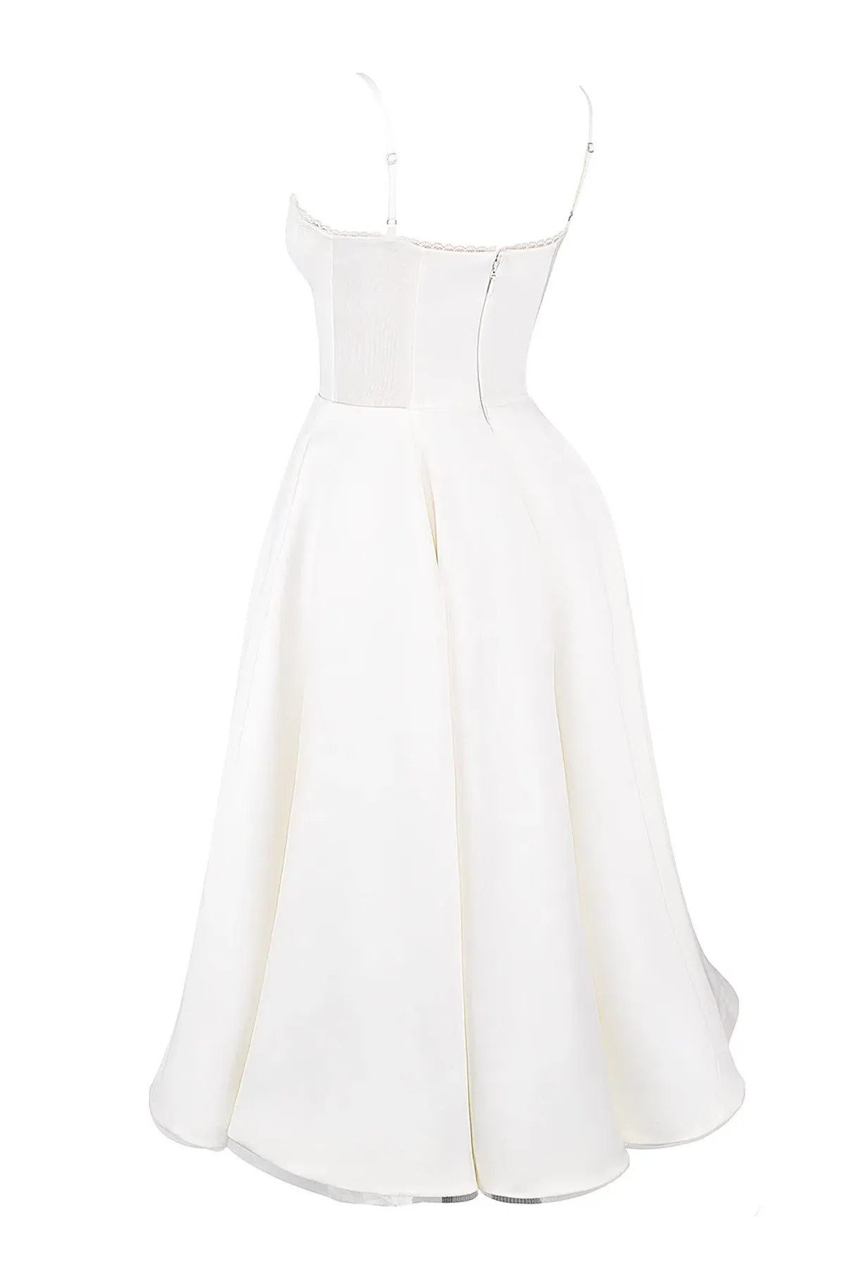House of CB Mademoiselle White Tull Midi Dress Size AU 6 - Image 13