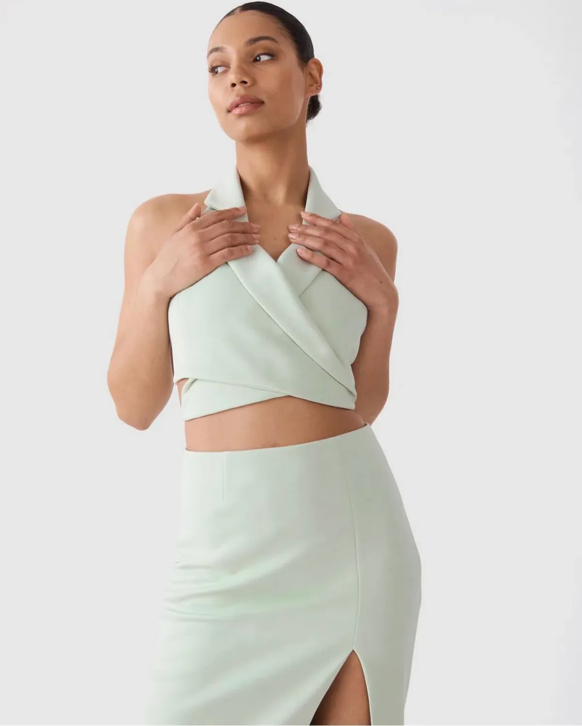 San Sloane Alessia Midi Dress Green Size S Au 8 - Image 3