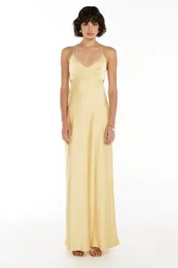 Manning Cartell Saturation Point Slip Dress Custard Size 10  for rent on The Volte - image 1