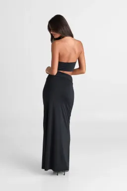 Sasha Therese Oralia Maxi Dress Black Size 6  for rent on The Volte - image 4