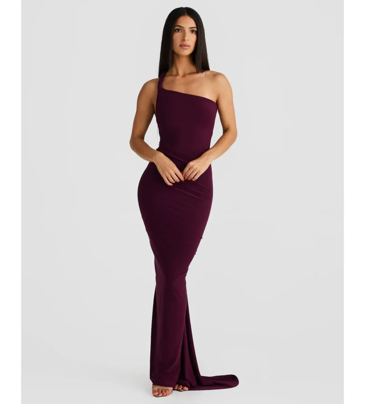 Melani The Label Maia Gown Mulberry Size M AU 10 - Image 7