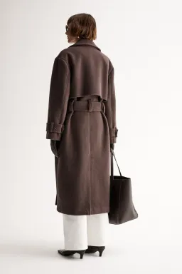 Elka Collective Arna Coat in Chocolate Brown Size 12/L for rent on The Volte - image 3