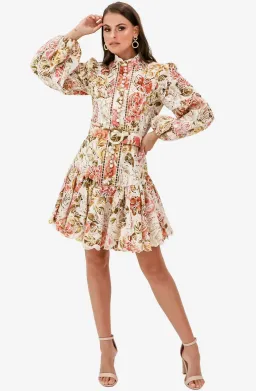 Zimmermann Bonita Embroidered Mini Dress Size AU 10 for rent on The Volte - image 2