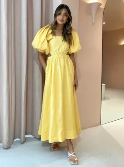 Sovere Noble Maxi Dress Buttercup Size AU 10 for rent on The Volte - image 1
