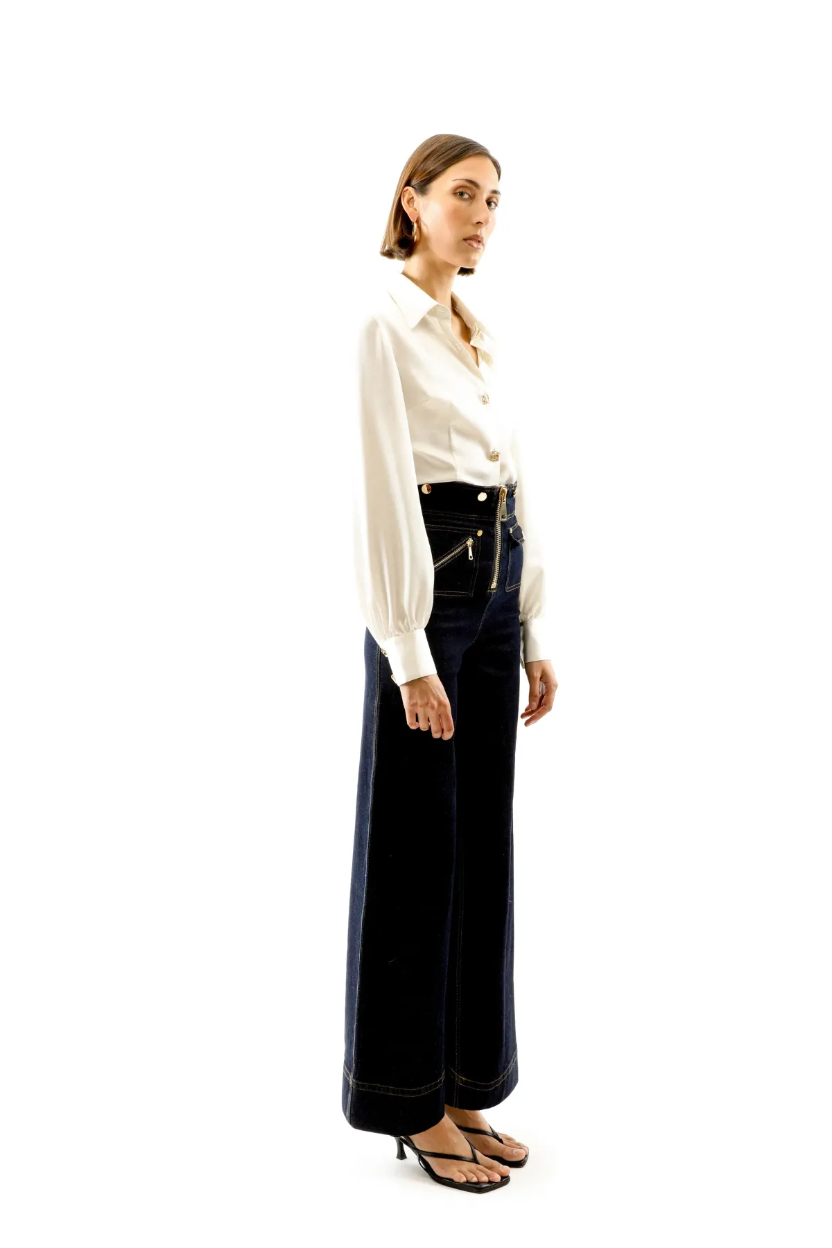 ALICE By Alice McCall Kate Blouse Cream Size AU 12 - Image 2