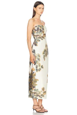 SIR Evalita Column Dress Midi Pine Valley Size AU 10 for rent on The Volte - image 2