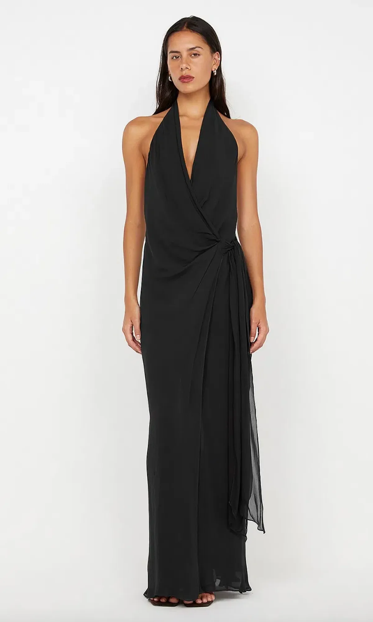 Bec Bridge Soneva Wrap Dress Black Size 8 - Image 6