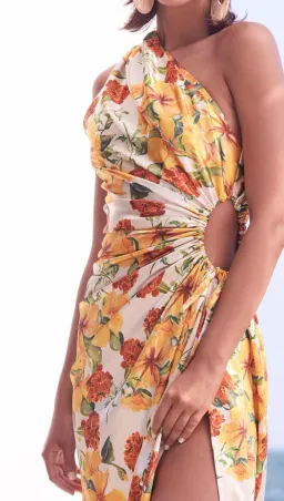 Sonya Moda Nour Yarden Floral Dress Floral Size 6 for rent on The Volte - image 2