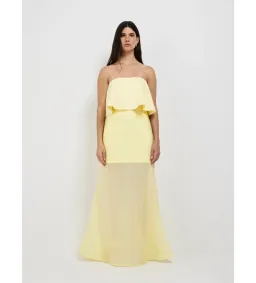 Sheike Gemini Maxi Dress Yellow Size AU 10 for rent on The Volte - image 1