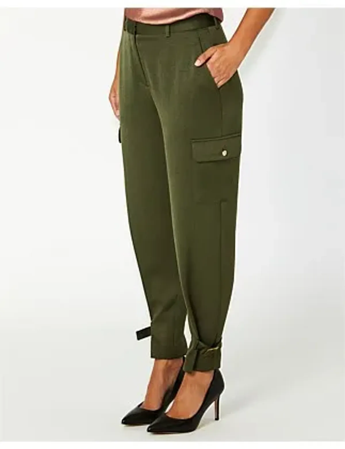 Anthea Crawford Kristy  Pants Dark Olive  - Image 3
