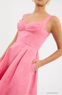 Rebecca Vallance Carmelita Midi Dress Pink Size 14 for rent on The Volte - image 4