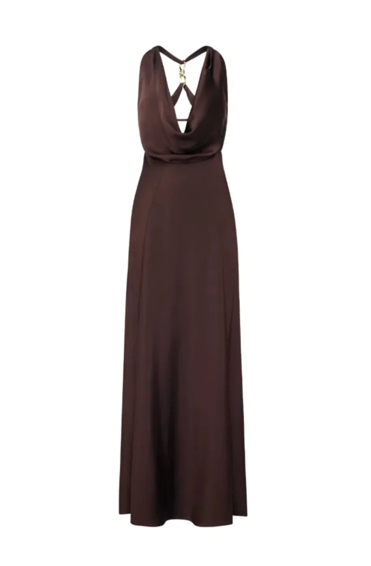 Manning Cartell Charmed Cowl Slip Dress in Dark Chocolate Brown Size AU 12 - Image 3