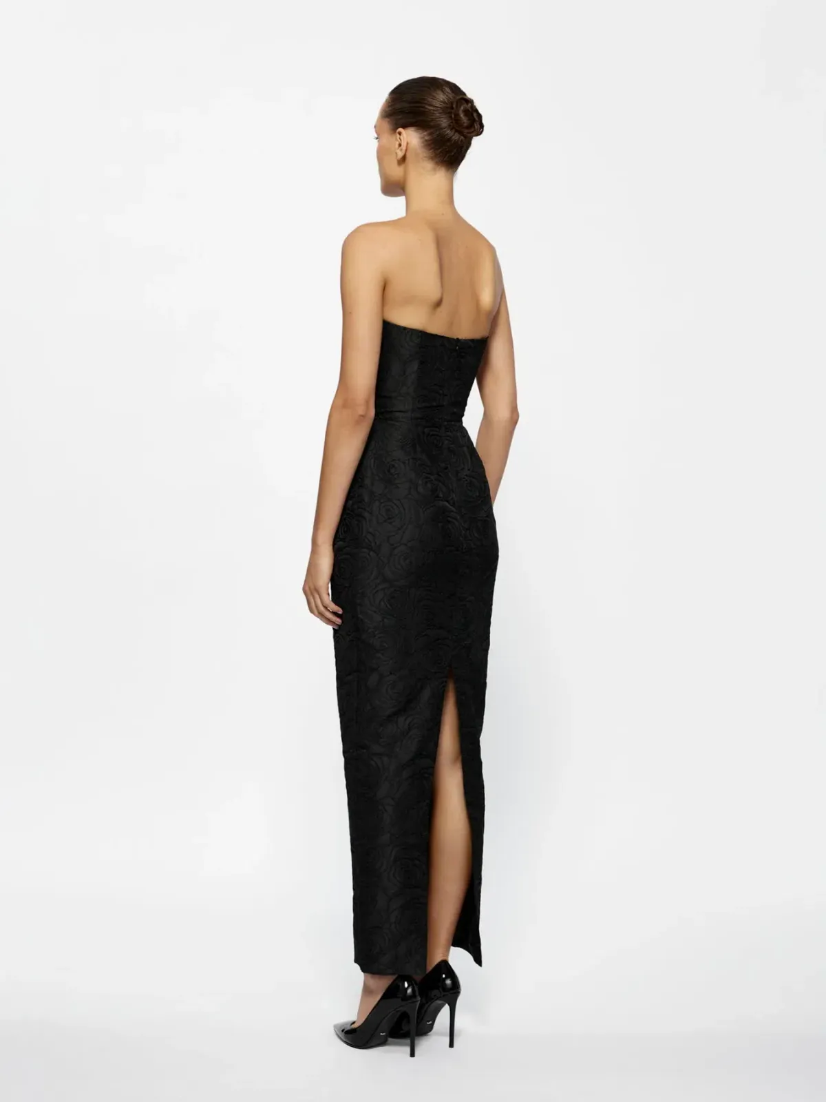 Effie Kats Kiera Gown Black Size 10 - Image 3