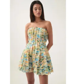 Aje Hybrid Sleeveless Mini Dress in Floral Haze Size AU 4 for rent on The Volte - image 1