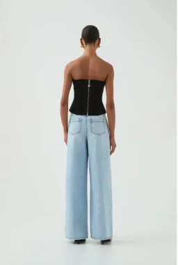 Aje Otta Bustier Black Size 6  for rent on The Volte - image 3