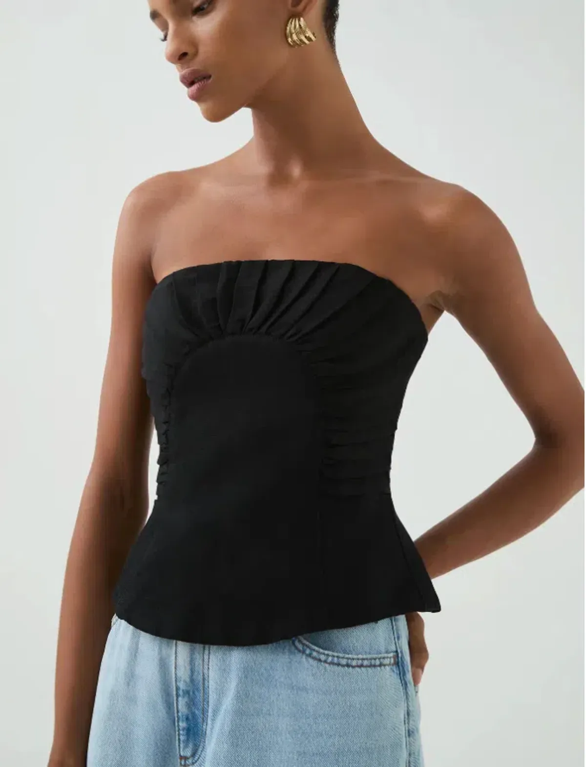 Aje Otta Bustier Black Size 6 - Image 4