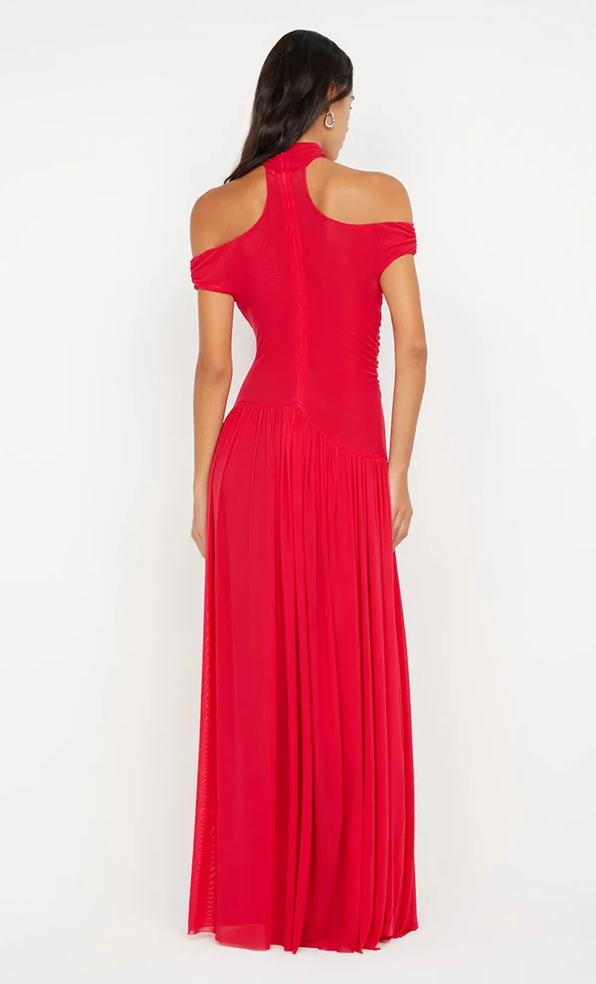 Bec & Bridge Deija Offshoulder Maxi Dress Strawberry Size 12 - Image 5