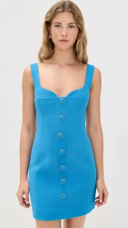 Rebecca Vallance Skyla Button Mini Dress Size 8 for rent on The Volte - image 1