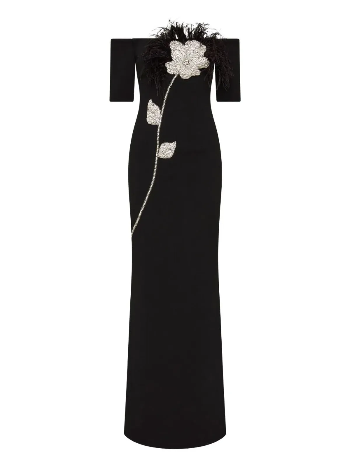 Rebecca Vallance Starlight Gown in Black Size AU 8 - Image 1