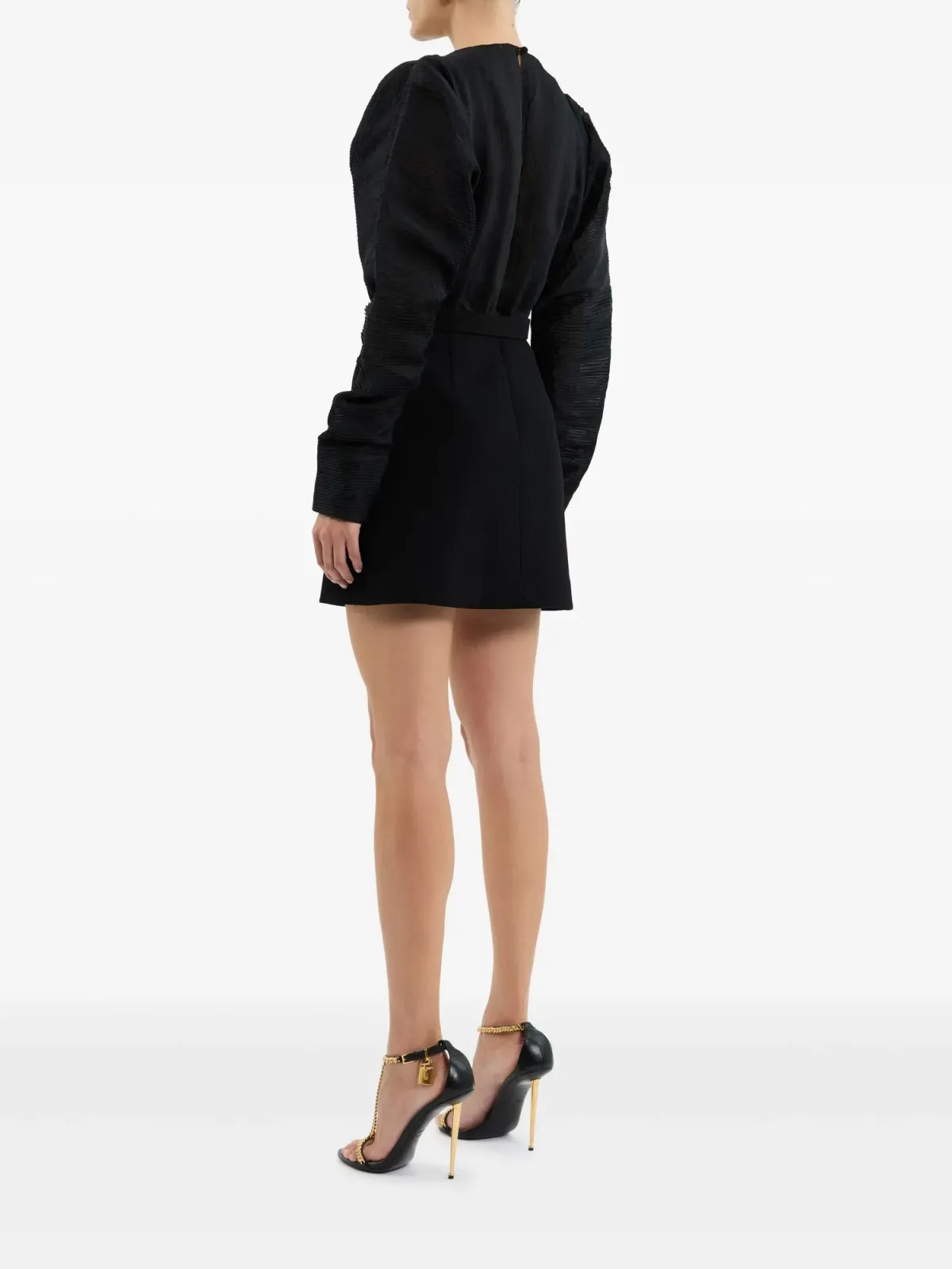 Rebecca Vallance Ursula Mini Dress Black Size 8 - Image 3