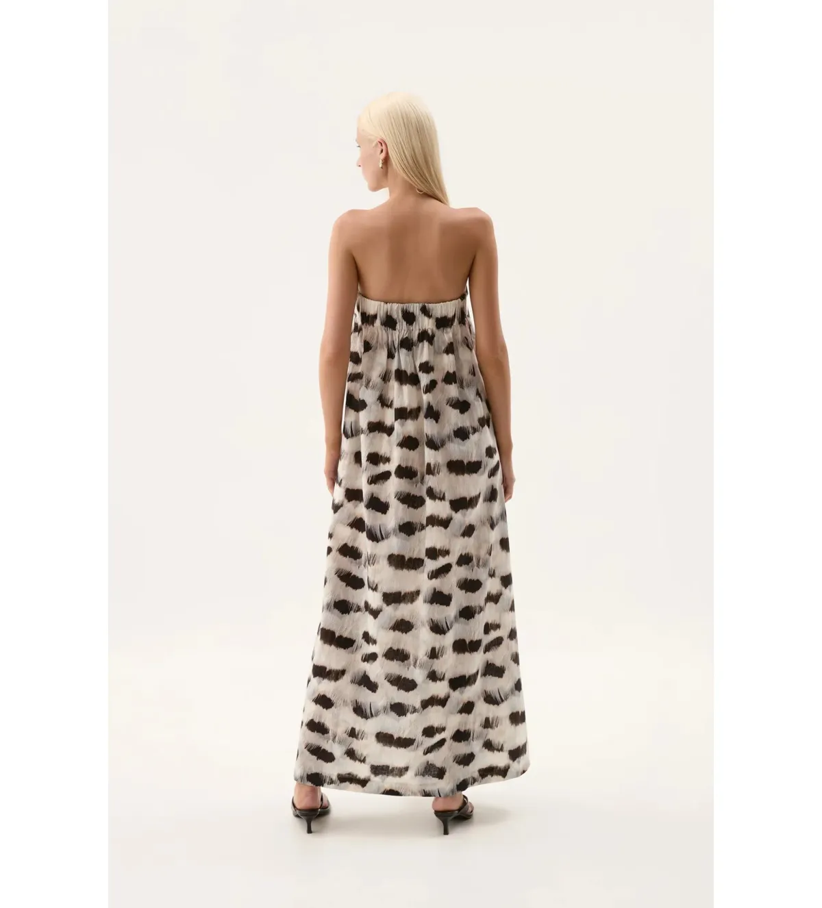 Aje Airlie Strapless Maxi Dress Light Plume Size 6/XS - Image 3