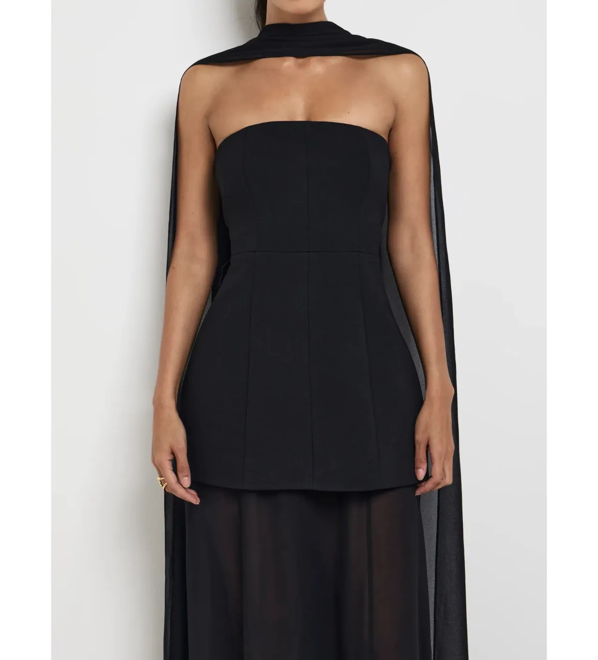 Sheike Marissa Maxi Dress Black Size AU 8 - Image 4
