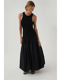 Havana Bubble Midi Dress Black Size 8/S for rent on The Volte - image 9