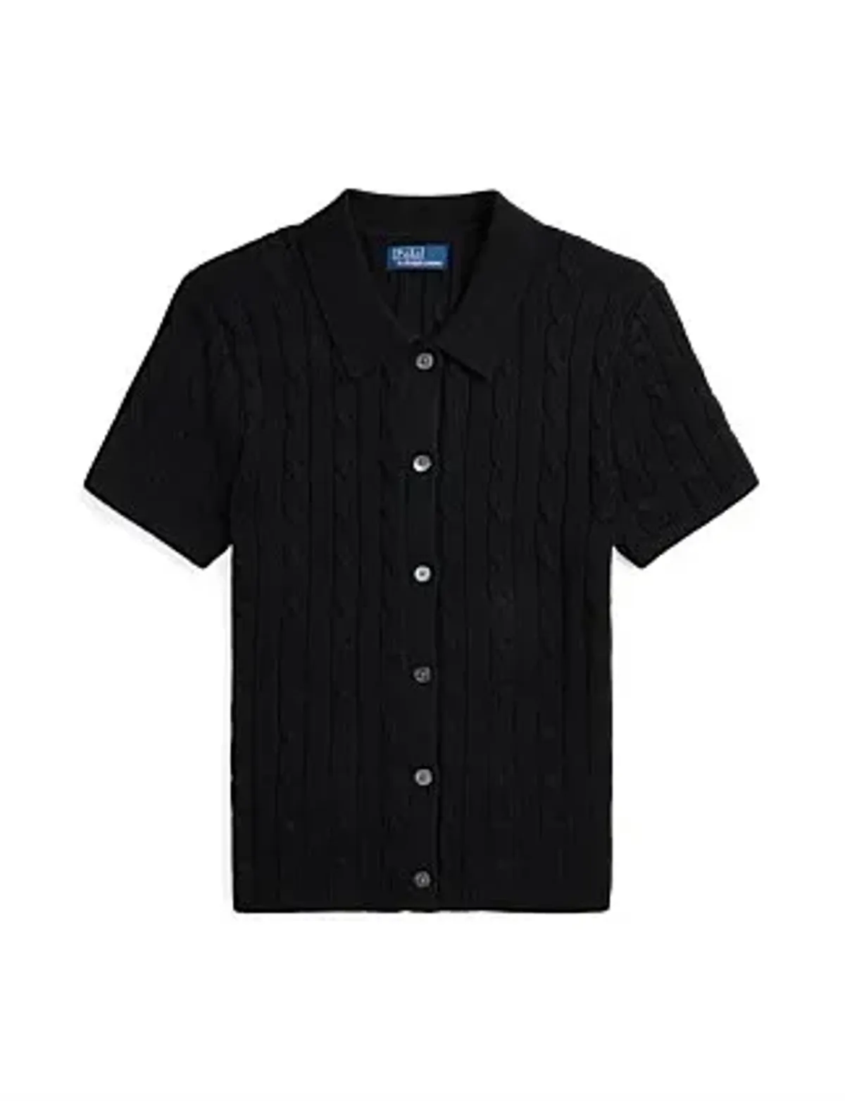 Ralph Lauren Cable-knit Polo Cardigan Black - Image 5