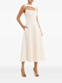 Rebecca Vallance Freyja Midi Dress White Size AU 8 for rent on The Volte - image 2
