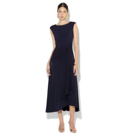 Montique Mia Jersey Midi Dress Navy Size 12 for rent on The Volte - image 1