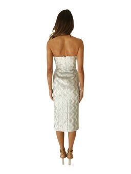 Manning Cartell No Filter Silver Dress Size 8 for rent on The Volte - image 3