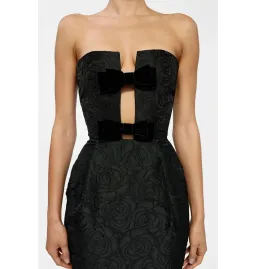 Effie Kats Kiera Midi Dress Black Size 10 for rent on The Volte - image 5