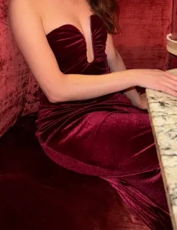 ASTR the Label Arista Midi Dress Wine Size 6/XS for rent on The Volte - image 3