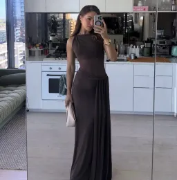 Misha Sisal Maxi Dress Espresso Size 10 for rent on The Volte - image 4