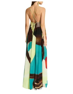 Sass & Bide Dissimulation Maxi Dress Multi Print Size 8 for rent on The Volte - image 2