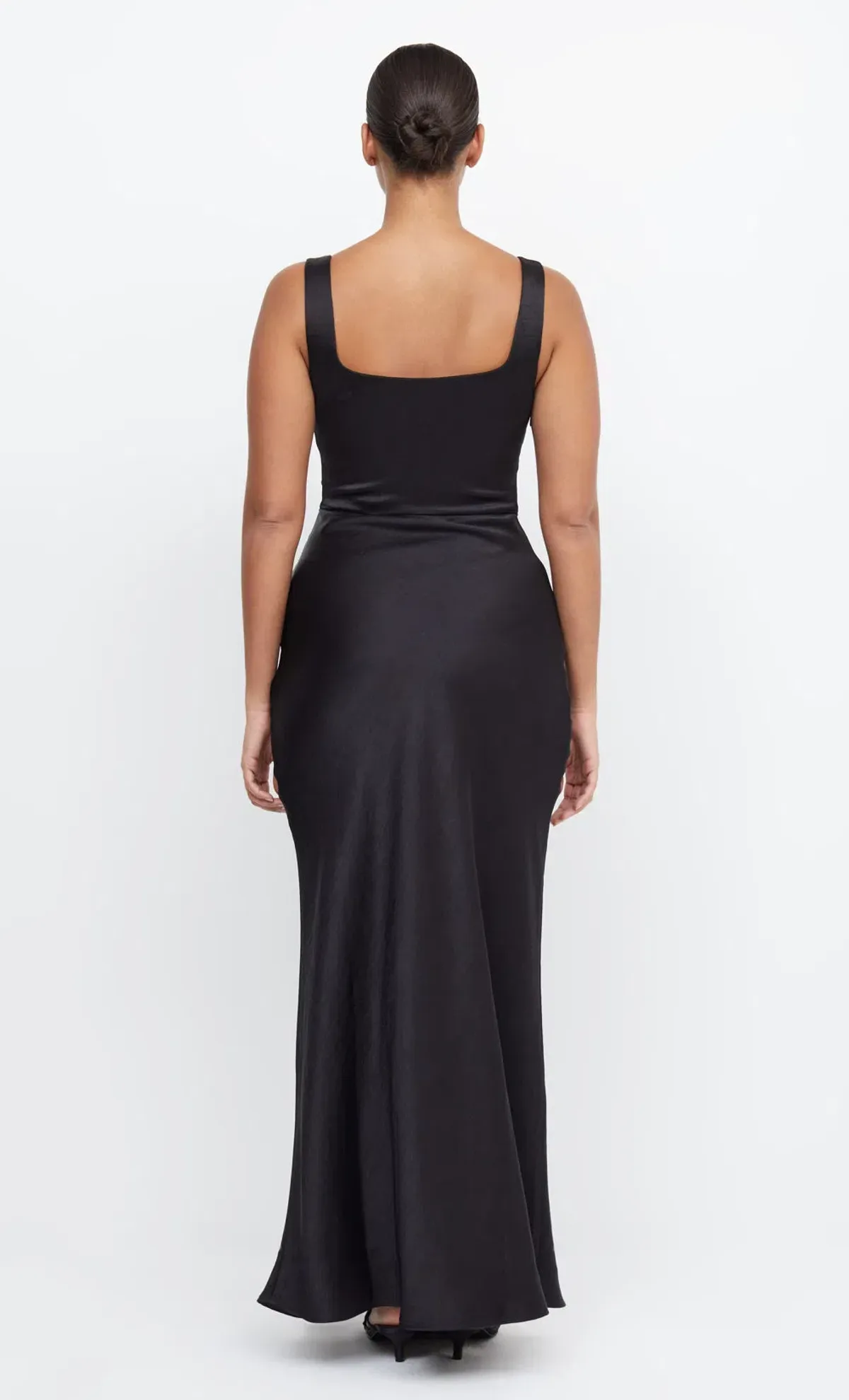 Bec & Bridge The Dreamer Square Neck Maxi Dress Black Size 10 - Image 4