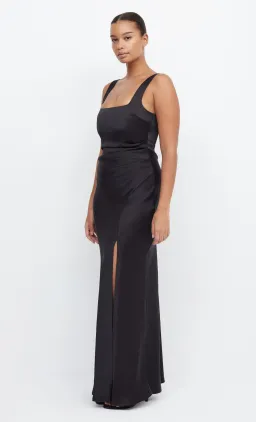 Bec & Bridge The Dreamer Square Neck Maxi Dress Black Size 10 for rent on The Volte - image 3