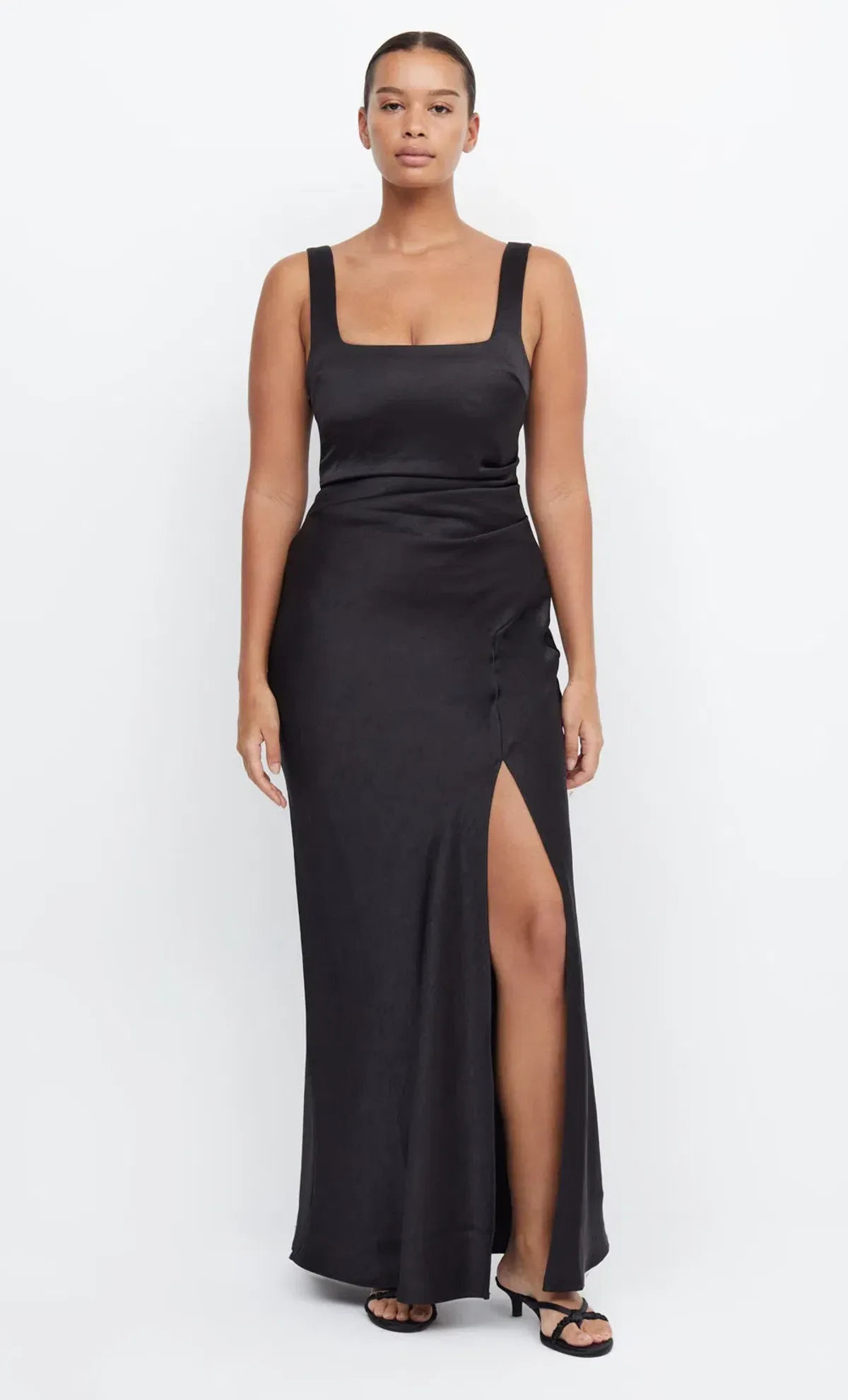Bec & Bridge The Dreamer Square Neck Maxi Dress Black Size 10 - Image 2