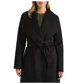 David Lawrence Domenic Double Faced Wool Coat Black Size 12 for rent on The Volte - image 3