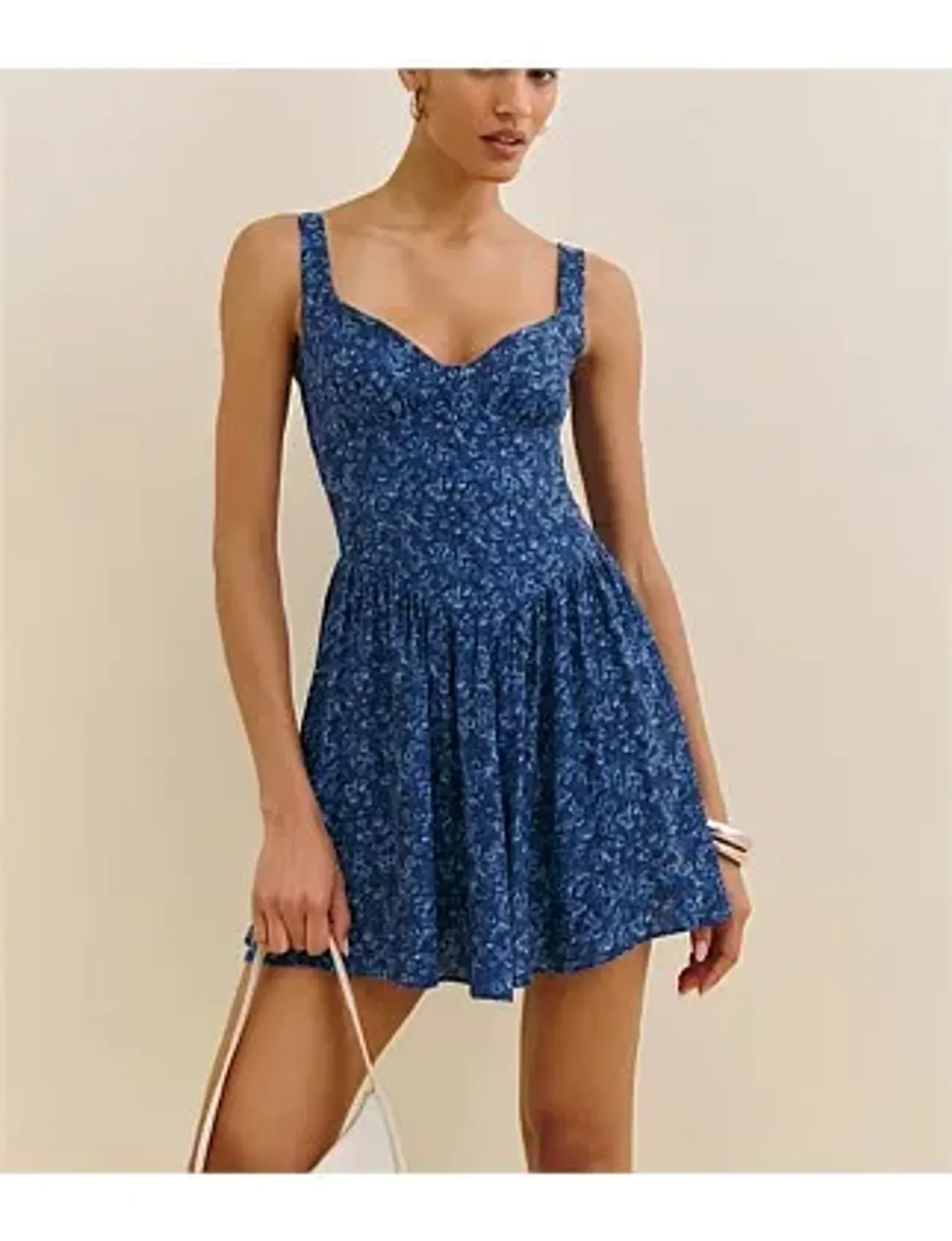 Reformation Wynn Sleeveless Milkmaid Mini Dress Size 10 - Image 6