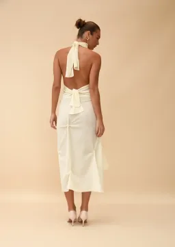 Koster Kulture Marbella Halter & Skirt Ivory Size S / AU 6-8 for rent on The Volte - image 3