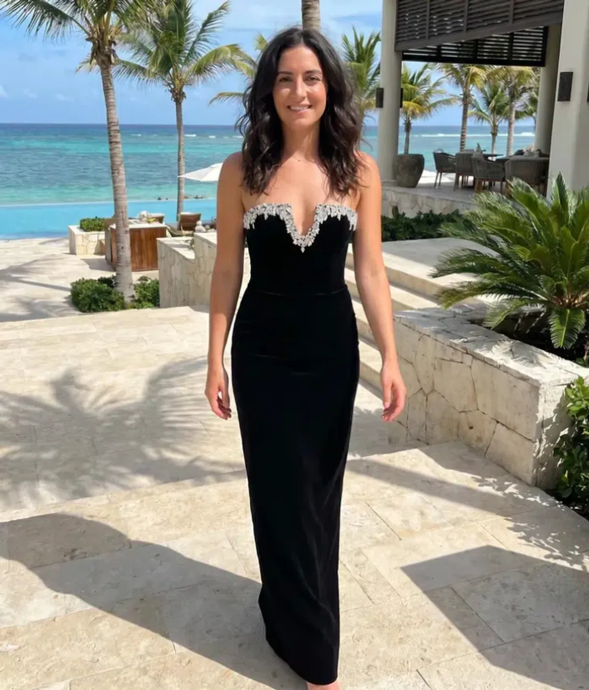 Rachel Gilbert Claudine Gown in Black Size 2 / AU 10 - Image 1