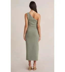 Bec + Bridge Be Mine Tuck Midi Dress Sage Size 14 for rent on The Volte - image 3