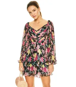 Talulah Midnight Fiesta Mini Dress Floral Size AU 12  for rent on The Volte - image 2