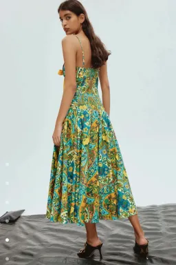 Alemais Sofie Midi Dress Size 10 for rent on The Volte - image 4