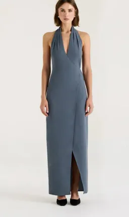 Henne Vida Dress Grey Size 8 for rent on The Volte - image 3