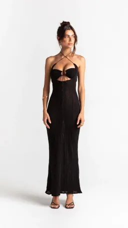 Arcina Ori Cindy Dress Black Size 6  for rent on The Volte - image 1