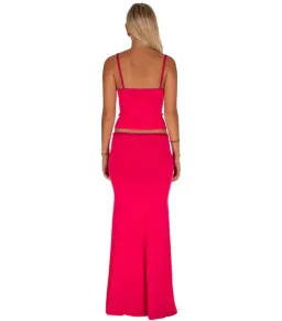 I am Delilah Lilly Tank and Maxi Skirt Set Red Size XS for rent on The Volte - image 2