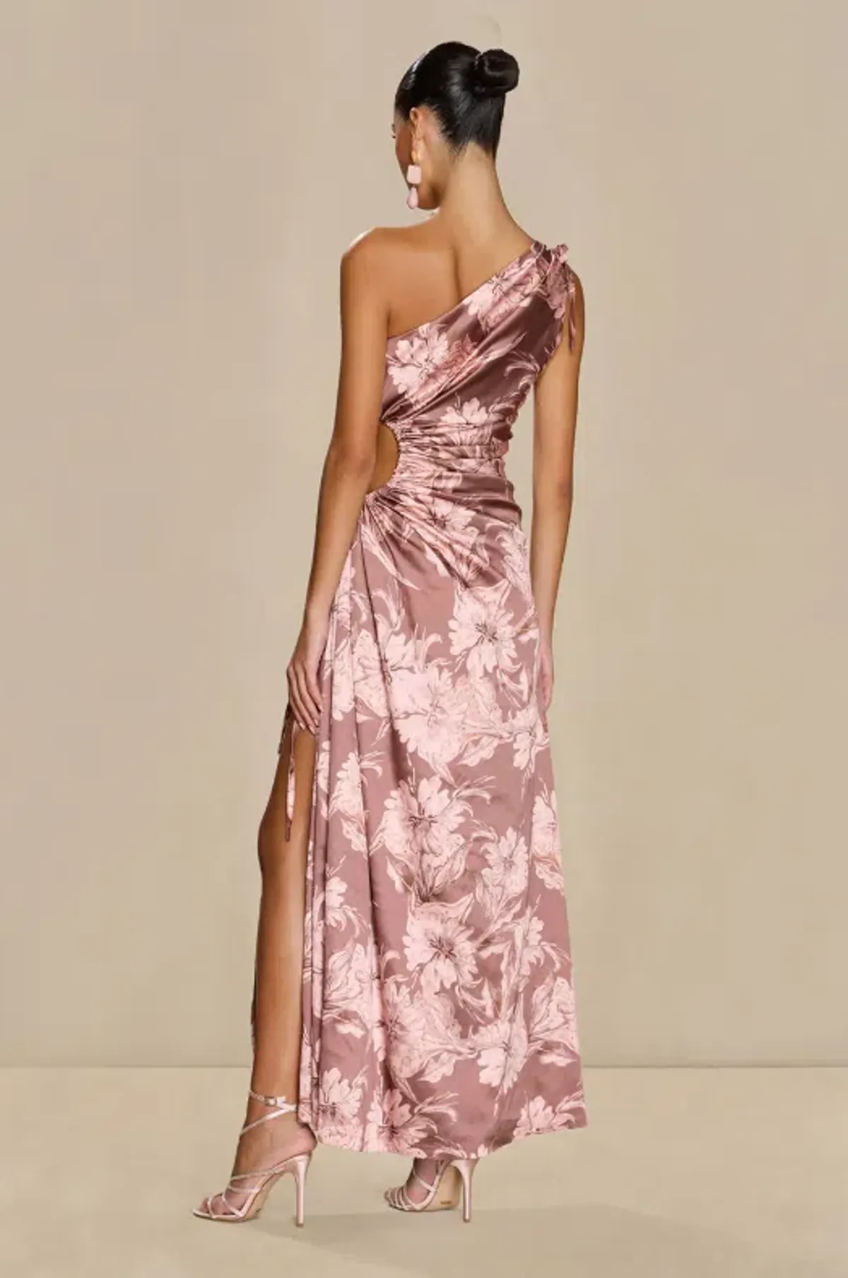 SONYA MODA Desert Rose Floral Maxi Dress SZ L / 12-14 - Image 2