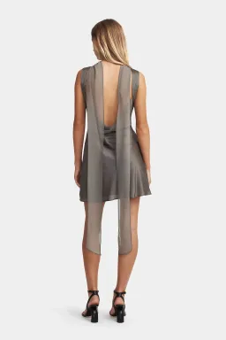 Hansen & Gretel Suki Mini Dress Dusty Olive Size 8 for rent on The Volte - image 2